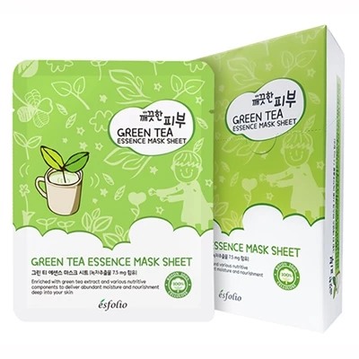 Esfolio Green Tea Essence Mask 10 Sheets 1 Esfolio Green Tea Essence Mask 10 Sheets