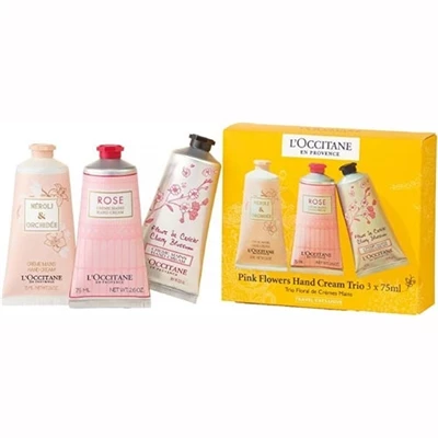 L'Occitane LOccitane Pink Flowers Hand Cream Trio 1 L'Occitane LOccitane Pink Flowers Hand Cream Trio
