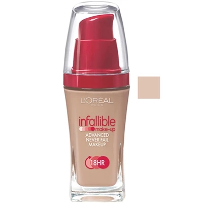 L'oreal Infalliable Advanced Never Fail Makeup 18HR 602 Soft Ivory 1.0oz / 30ml 1 L'oreal Infalliable Advanced Never Fail Makeup 18HR 602 Soft Ivory 1.0oz / 30ml