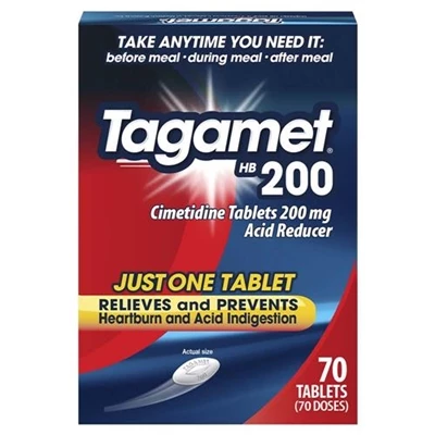 Tagamet HB 200 Acid Reducer 70 Tablets 1 Tagamet HB 200 Acid Reducer 70 Tablets