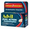 Advil® Advil Dual Action With Acetaminophen Pain Reliever 72 Caplets