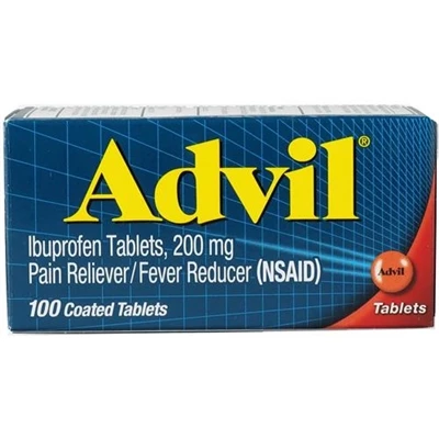 Advil® Advil Pain Reliever Fever Reducer 100 Coated Tablets 1 Advil® Advil Pain Reliever Fever Reducer 100 Coated Tablets