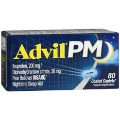 Advil® Advil PM Pain Reliever Nighttime SleepAid 80 Coated Caplets
