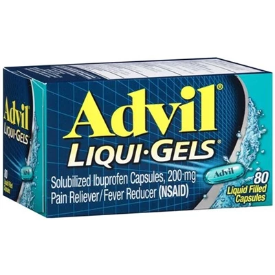 Advil® Advil Liqui Gels Pain Reliever 80 Liquid Filled Capsules 1 Advil® Advil Liqui Gels Pain Reliever 80 Liquid Filled Capsules