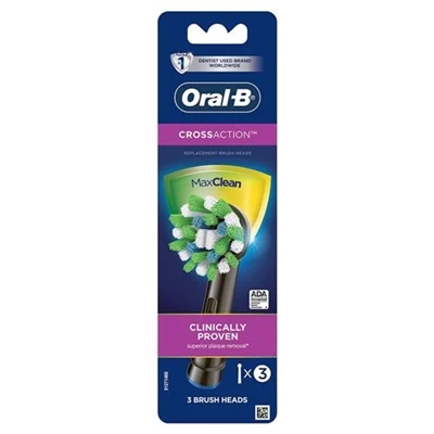 Oral B CrossAction 3 Replacement Brush Heads 1 Oral B CrossAction 3 Replacement Brush Heads