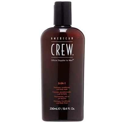 American Crew 3In1 Shampoo, Conditioner, And Body Wash 8.4oz / 250ml 1 American Crew 3In1 Shampoo, Conditioner, And Body Wash 8.4oz / 250ml