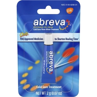 Abreva Cold Sore Treatment 0.07oz / 2g 1 Abreva Cold Sore Treatment 0.07oz / 2g