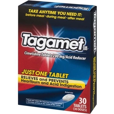 Tagamet HB 200 Heartburn Acid Reducer 30 Tablets 1 Tagamet HB 200 Heartburn Acid Reducer 30 Tablets