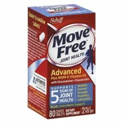 Schiff® Schiff Move Free Joint Health Advanced Plus MSM Vitamin D3 80 Coated Tablets