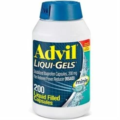 Advil® Advil LiquiGels Pain Reliever Fever Reducer 200 Count Liquid Filled Capsules