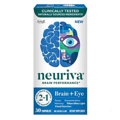 Schiff® Schiff Neuriva Brain Performance Brain + Eye 30 Capsules 1 Schiff® Schiff Neuriva Brain Performance Brain + Eye 30 Capsules
