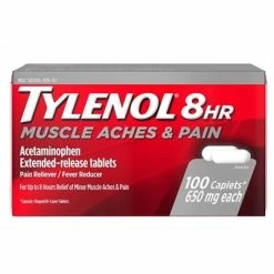 Tylenol® Tylenol 8 HR Muscle Aches And Pain Reliever Fever Reducer 100 Caplets