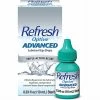Refresh Optive Advanced Lubricant Eye Drops Triple Action Relief 0.33oz / 10ml
