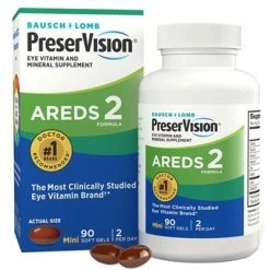 Bausch & Lomb Bausch + Lomb PreserVision Areds 2 90 Mini Soft Gels