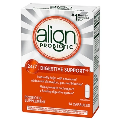 Align 24/7 Digestive Support Probiotic Supplement 14 Capsules 1 Align 24/7 Digestive Support Probiotic Supplement 14 Capsules