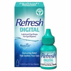 Refresh Digital Lubricant Eye Drops For Eye Dryness With HydroCell 0.33oz / 10ml