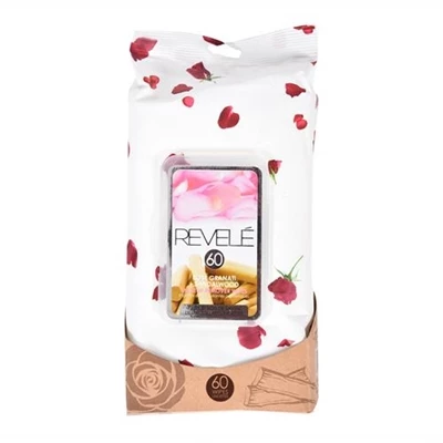 Revele Rose Granati Sandalwood Makeup Remover Wipes 60 Sheets 1 Revele Rose Granati Sandalwood Makeup Remover Wipes 60 Sheets