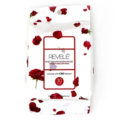Revele Rose Granati Sandalwood Makeup Remover Wipes 30 Sheets 1 Revele Rose Granati Sandalwood Makeup Remover Wipes 30 Sheets