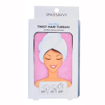 Spa Savvy Microfiber Twist Hair Turban Colors May Vary 1 Spa Savvy Microfiber Twist Hair Turban Colors May Vary