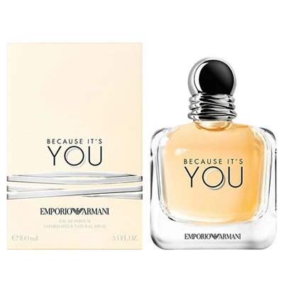 Emporio Because Its You By Giorgio Armani For Women 3.4oz Eau De Parfum Spray 1 Emporio Because Its You By Giorgio Armani For Women 3.4oz Eau De Parfum Spray