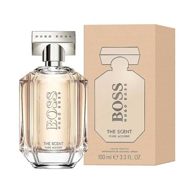 The Scent Pure Accord By Hugo Boss For Women 3.4oz Eau De Toilette Spray 1 The Scent Pure Accord By Hugo Boss For Women 3.4oz Eau De Toilette Spray